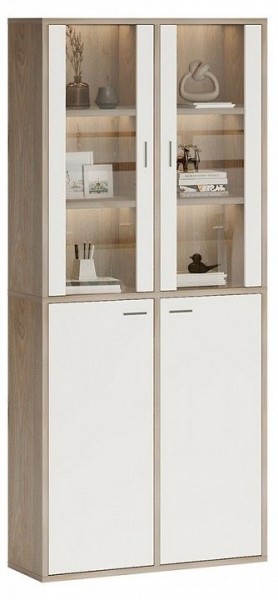 Шкаф-витрина Домино СУ(ш2в2)+2ФС+2ФГ в Лабытнанги - labytnangi.mebel24.online | фото 2