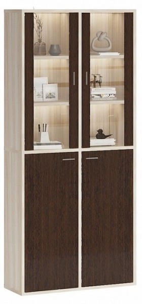 Шкаф-витрина Домино СУ(ш2в2)+2ФС+2ФГ в Лабытнанги - labytnangi.mebel24.online | фото 2