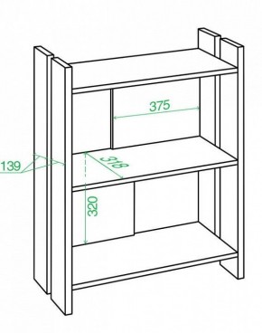 Стеллаж Домино Лайт СТЛ-ОН в Лабытнанги - labytnangi.mebel24.online | фото 3