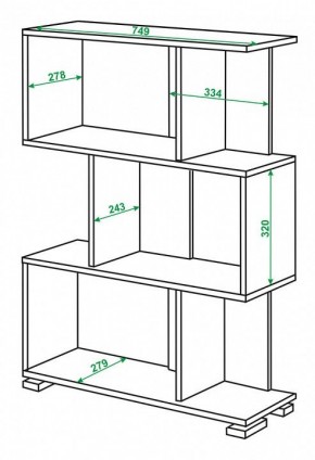 Стеллаж Домино нельсон СЛ-5-3 в Лабытнанги - labytnangi.mebel24.online | фото 2