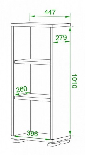 Стеллаж Домино ПУ-10-1 в Лабытнанги - labytnangi.mebel24.online | фото 2