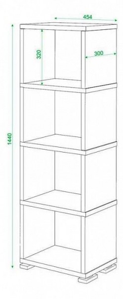 Стеллаж Домино СБ-15/4 в Лабытнанги - labytnangi.mebel24.online | фото 3