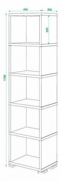 Стеллаж Домино СБ-15/5 в Лабытнанги - labytnangi.mebel24.online | фото 3