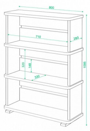 Стеллаж Домино СБ-25/3 в Лабытнанги - labytnangi.mebel24.online | фото 2