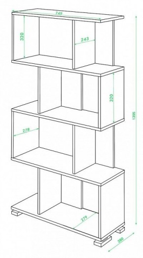 Стеллаж Домино СЛ-5-4 в Лабытнанги - labytnangi.mebel24.online | фото 2