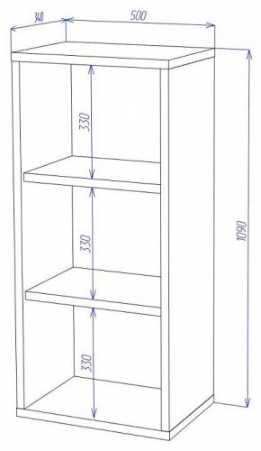 Стеллаж Домино СУ(ш1в1) в Лабытнанги - labytnangi.mebel24.online | фото 2