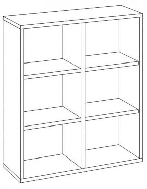 Стеллаж Домино СУ(ш2в1) в Лабытнанги - labytnangi.mebel24.online | фото 3
