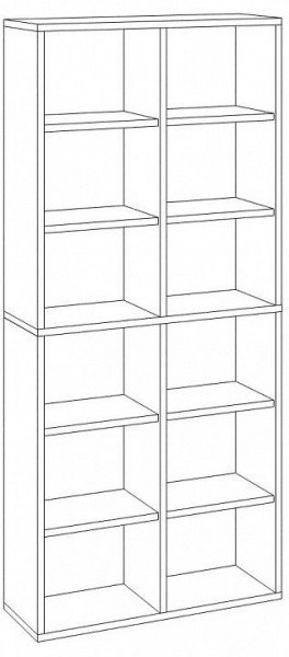 Стеллаж Домино СУ(ш2в2) в Лабытнанги - labytnangi.mebel24.online | фото 3