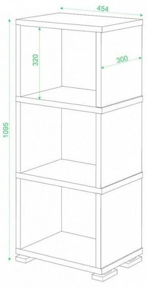 Стеллаж-колонка Домино СБ-15/3 в Лабытнанги - labytnangi.mebel24.online | фото 2
