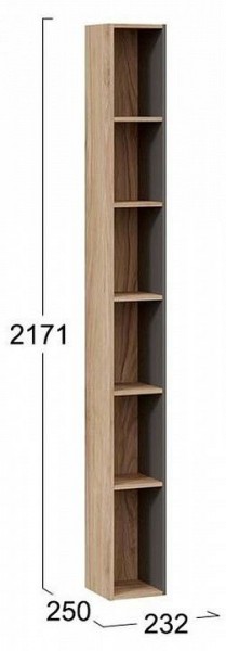Стеллаж-колонка Порто ТД-393.07.25 в Лабытнанги - labytnangi.mebel24.online | фото 3
