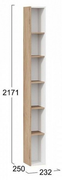 Стеллаж-колонка Порто ТД-393.07.25 в Лабытнанги - labytnangi.mebel24.online | фото 5