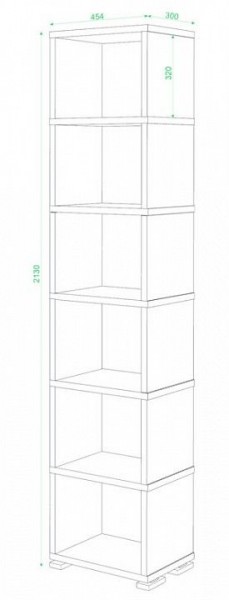 Стеллаж-колонка СБ-15/6 в Лабытнанги - labytnangi.mebel24.online | фото 2