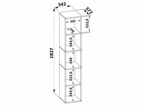 Стеллаж-колонка СТ-9 в Лабытнанги - labytnangi.mebel24.online | фото 3