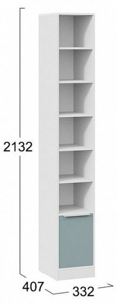 Стеллаж комбинированный Марли в Лабытнанги - labytnangi.mebel24.online | фото 5