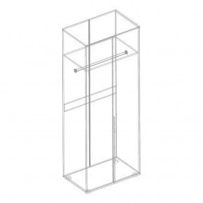СТИЛ Шкаф 2-ств для одежды в Лабытнанги - labytnangi.mebel24.online | фото 2