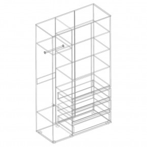 СТИЛ Шкаф 3-ств с 3 ящиками в Лабытнанги - labytnangi.mebel24.online | фото 2