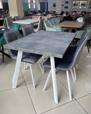 Стол BRICK M 140 Бетон Портленд/ Белый М-City в Лабытнанги - labytnangi.mebel24.online | фото 3