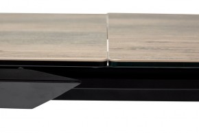 Стол CREMONA 180 KL-61 Под дерево, итальянская керамика / черный каркас, ®DISAUR в Лабытнанги - labytnangi.mebel24.online | фото 4