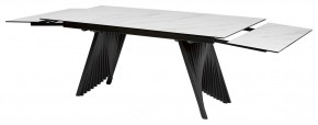 Стол IVAR 200 MARBLES KL-99 Белый мрамор, итальянская керамика, ®DISAUR в Лабытнанги - labytnangi.mebel24.online | фото 5