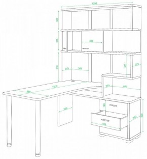 Стол компьютерный Домино нельсон СР-420/150 в Лабытнанги - labytnangi.mebel24.online | фото 2