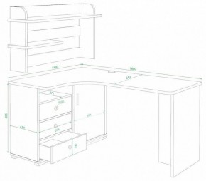 Стол компьютерный Домино СР-165 в Лабытнанги - labytnangi.mebel24.online | фото 2