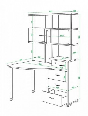 Стол компьютерный Домино СР-320 в Лабытнанги - labytnangi.mebel24.online | фото 4