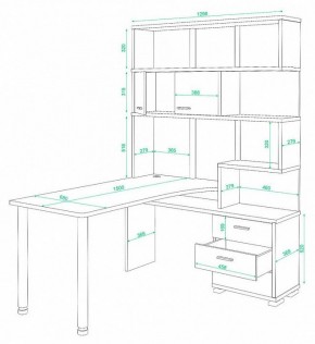 Стол компьютерный Домино СР-420/150 в Лабытнанги - labytnangi.mebel24.online | фото 2