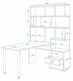 Стол компьютерный Домино СР-420/150 в Лабытнанги - labytnangi.mebel24.online | фото 2