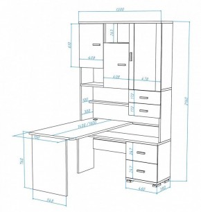 Стол компьютерный Домино СР-620/140 в Лабытнанги - labytnangi.mebel24.online | фото 3