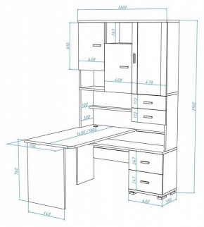 Стол компьютерный Домино СР-620/180 в Лабытнанги - labytnangi.mebel24.online | фото 2