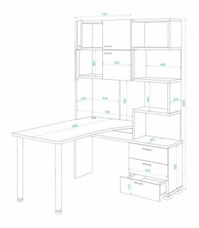 Стол компьютерный Латте СР-500М190 в Лабытнанги - labytnangi.mebel24.online | фото 3