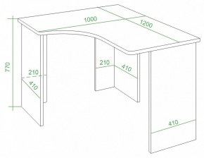 Стол письменный Домино Lite СКЛ-Угл120 в Лабытнанги - labytnangi.mebel24.online | фото 4