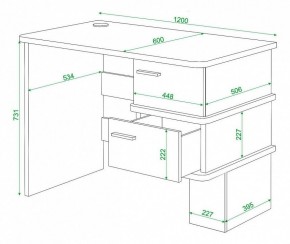 Стол письменный Домино СД-15С в Лабытнанги - labytnangi.mebel24.online | фото 3