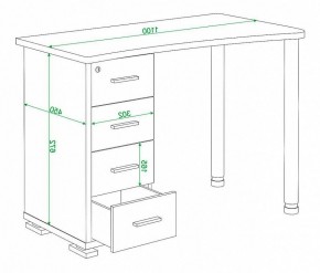 Стол письменный Домино СКМ-50 в Лабытнанги - labytnangi.mebel24.online | фото 6