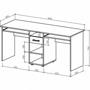 Стол письменный Остин в Лабытнанги - labytnangi.mebel24.online | фото 3