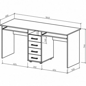 Стол письменный Остин в Лабытнанги - labytnangi.mebel24.online | фото 3