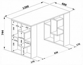 Стол письменный СПм-15 в Лабытнанги - labytnangi.mebel24.online | фото 2