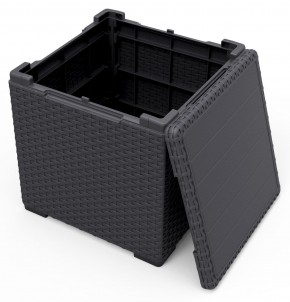 Стол с функцией хранения Виго (Vigo storage box) графит в Лабытнанги - labytnangi.mebel24.online | фото 3