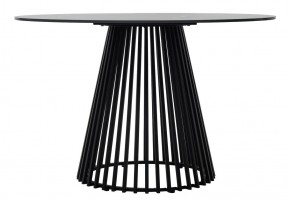 Стол TERNI 120 MATT BLACK MARBLE SOLID CERAMIC Черный мрамор матовый, керамика /Черн.каркас, ®DISAUR в Лабытнанги - labytnangi.mebel24.online | фото 7