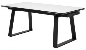 Стол VASTO 180 MARBLES KL-99 Белый мрамор матовый, итальянская керамика/ черный каркас, ®DISAUR в Лабытнанги - labytnangi.mebel24.online | фото