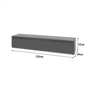 СТОУН С72 Тумба ТВ (золотой дуб/графит) в Лабытнанги - labytnangi.mebel24.online | фото 2