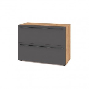 СТОУН С81 Комод (золотой дуб/графит) в Лабытнанги - labytnangi.mebel24.online | фото 1
