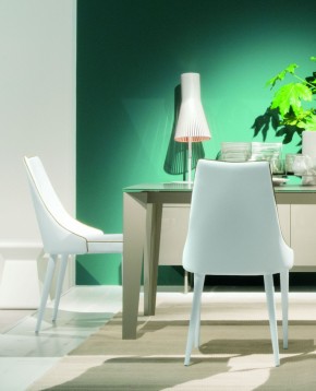 Стул CLARA 40.11 (TR505 white with sand cordonet, экокожа) в Лабытнанги - labytnangi.mebel24.online | фото 2