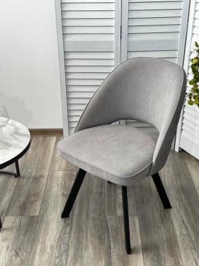 Стул DUNA 360 град. поворот. B22 Серый, велюр / черный каркас, М-City в Лабытнанги - labytnangi.mebel24.online | фото 8