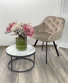 Стул GALE 360 град. поворот. BLUVEL-40 BEIGE, велюр/ черный каркас, М-City в Лабытнанги - labytnangi.mebel24.online | фото 2