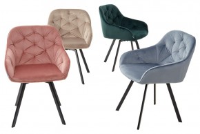 Стул GALE 360 град. поворот. BLUVEL-40 BEIGE, велюр/ черный каркас, М-City в Лабытнанги - labytnangi.mebel24.online | фото 3