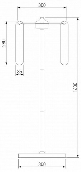 Торшер Eurosvet Claire 01171/3 золото в Лабытнанги - labytnangi.mebel24.online | фото 3