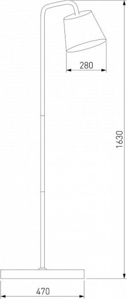Торшер Eurosvet Montero 01135/1 белый в Лабытнанги - labytnangi.mebel24.online | фото 2