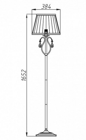 Торшер Maytoni Brionia ARM172-11-G в Лабытнанги - labytnangi.mebel24.online | фото 2