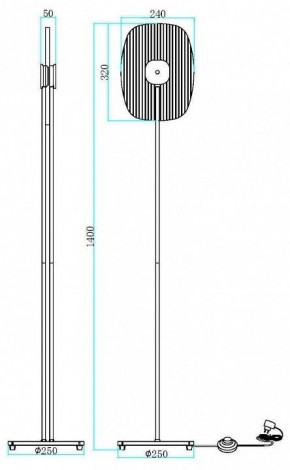 Торшер Maytoni Eclipse MOD152FL-L1BK в Лабытнанги - labytnangi.mebel24.online | фото 2